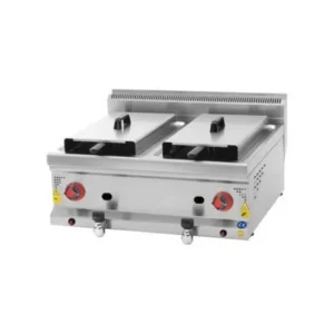 csa İnox csa gazlı 8+8 litre set Üstü fritöz 60x60x30 cm krcs.sfg