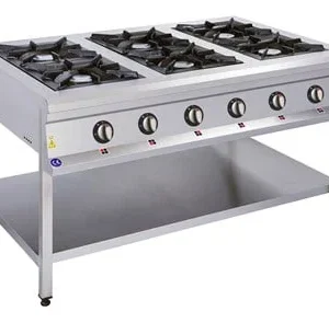 görkem 6 lı taban raflı ocak gazlı ve lpg li 150x100x85 cm 208