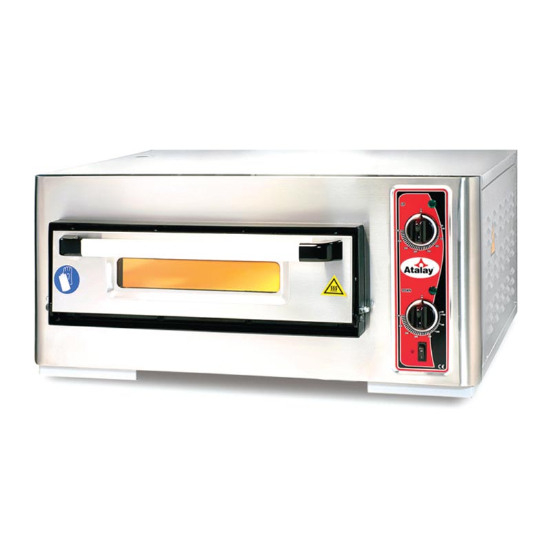 atalay apf 50 1 24 cm x 4 pizza kapasiteli pizza fırını, elektrikli atalay apf 50 1 24 cm x 4 pizza kapasiteli pizza fırını, elektrikli