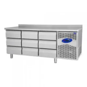 csa cs tez 3 700 tezgah tipi buzdolabı, 9 Çekmeceli, 474 l